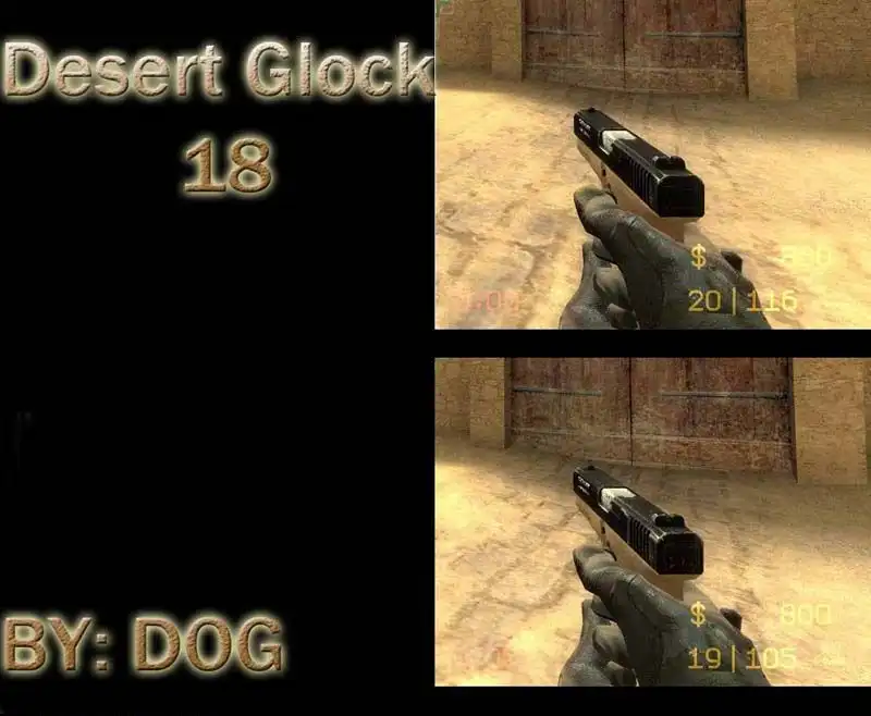 Desert Glock 18