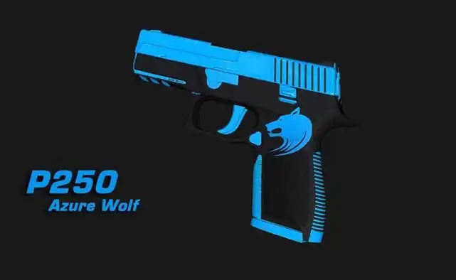 Модель P250 «Azure Wolf» для CSS