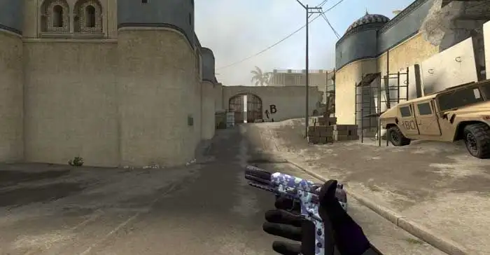 Модель Five-Seven «Desert Camo Blue» для CSS