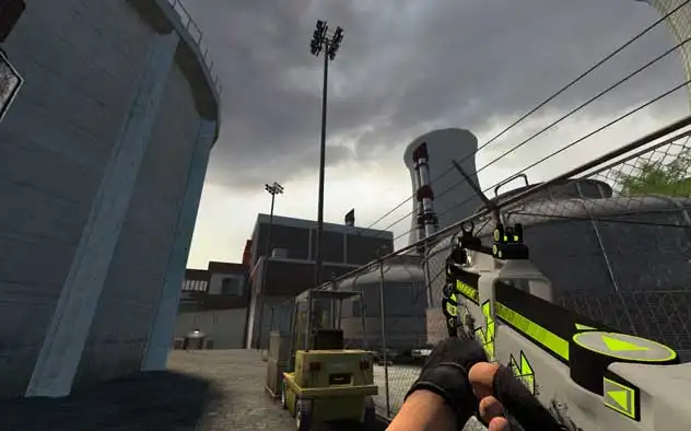 CSGO Trigon Lime p90